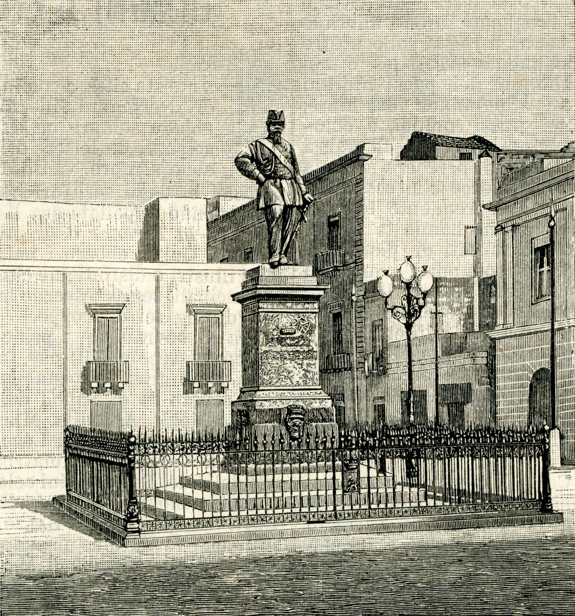 Památník Vittoria Emanuela II (1820-1878), Eugenio Maccagnani (1852-1930), Lecce, Apulie, Itálie od Eugenio Maccagnani