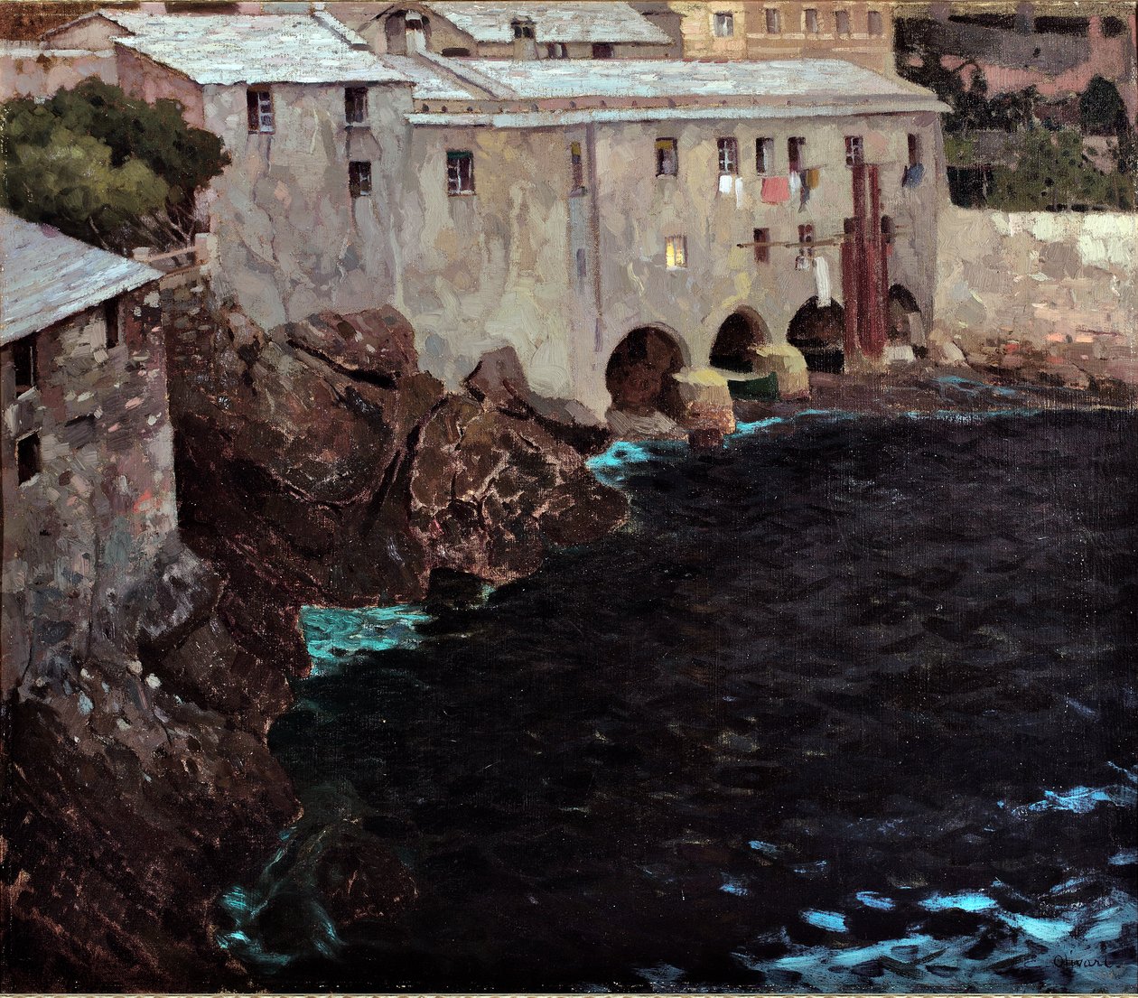 Oblouky opatství San Fruttuoso, c.1909 od Eugenio Olivari