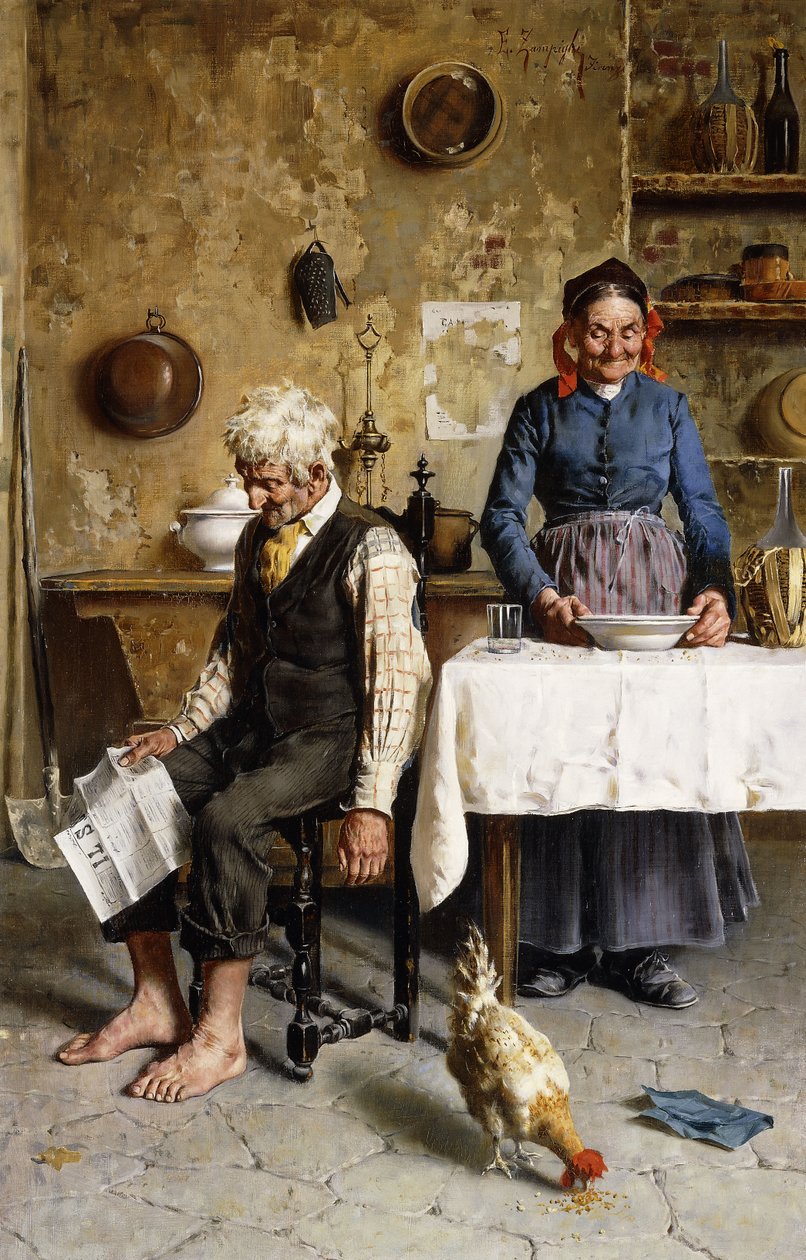 Domácí blaženost od Eugenio Zampighi