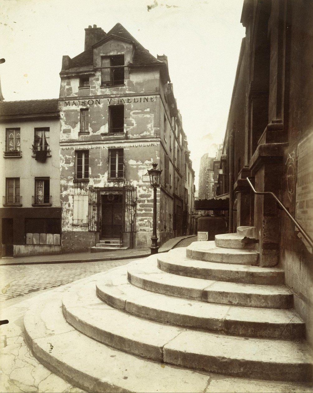Rue de la Montagne-Sainte-Genevievè od Eugène Atget