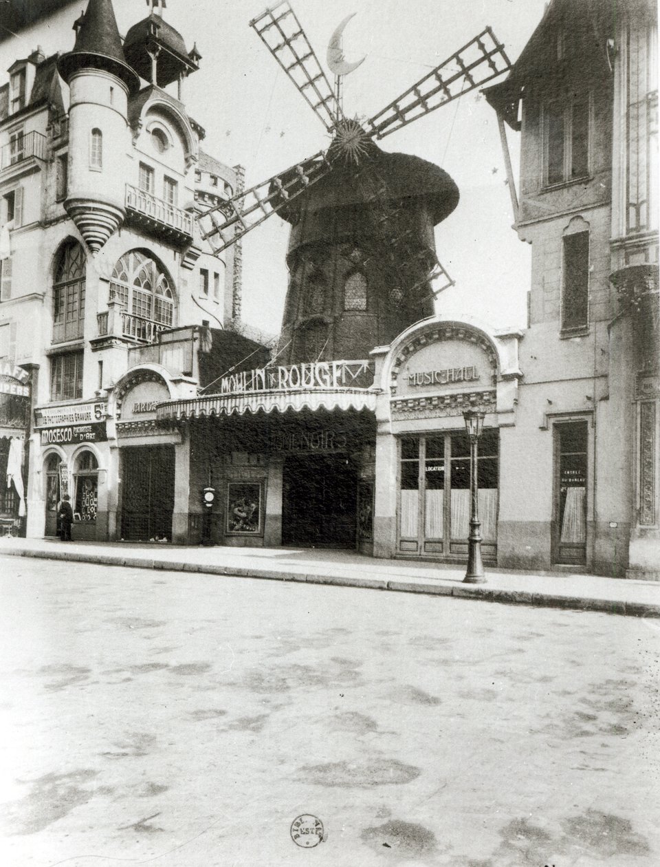Moulin Rouge v Paříži, 1921 od Eugène Atget
