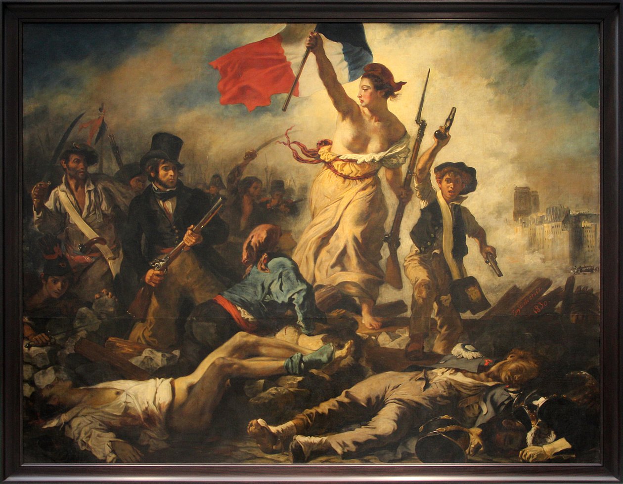 0 Liberty vedoucí lidi od Ferdinand Victor Eugene Delacroix