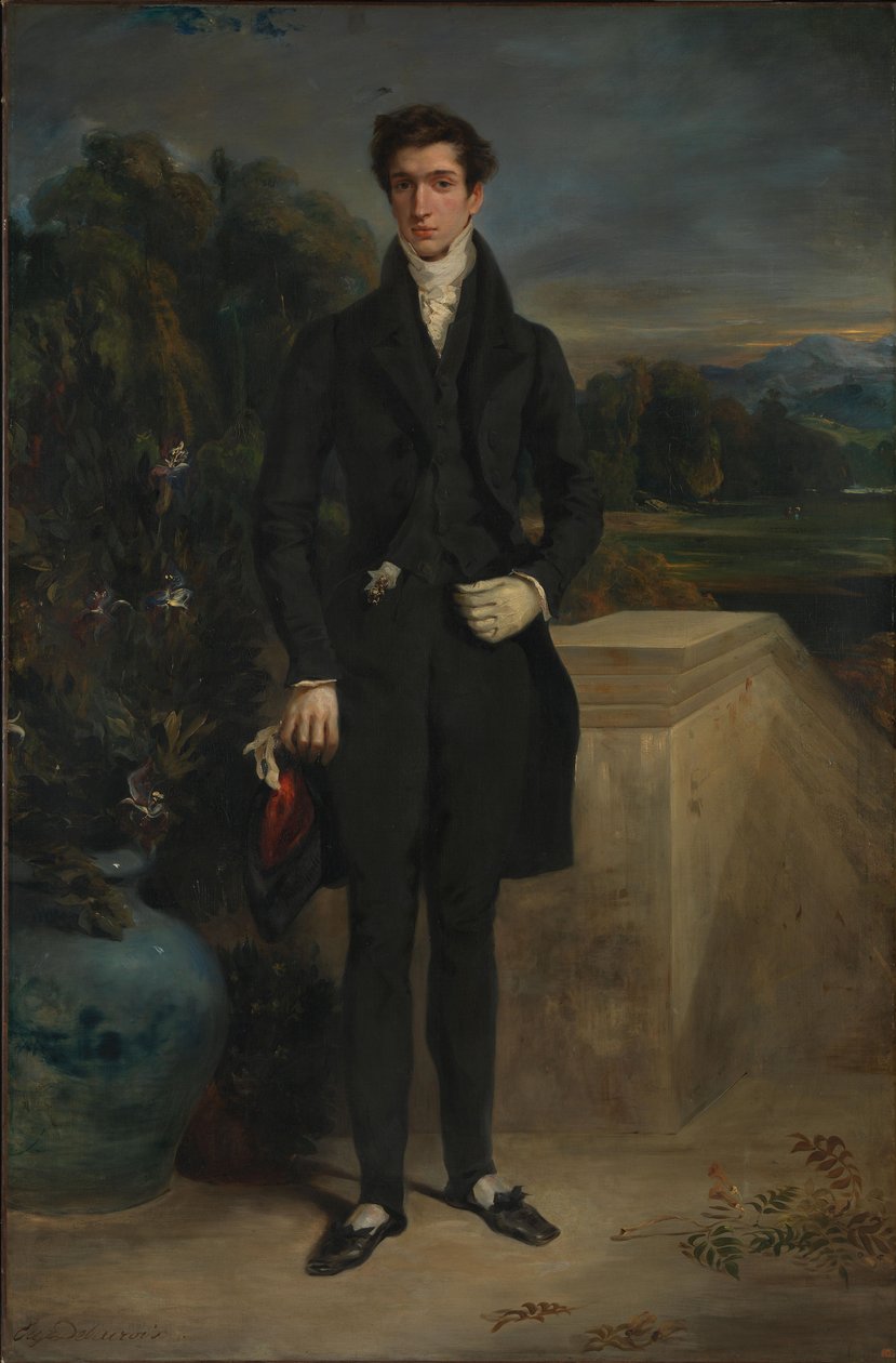 Portrét barona Schwitera od Ferdinand Victor Eugene Delacroix