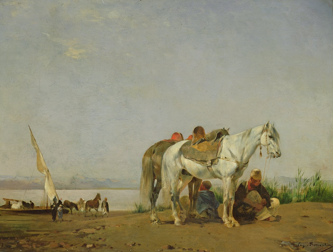 Na břehu Nilu, 1871 od Eugène Fromentin