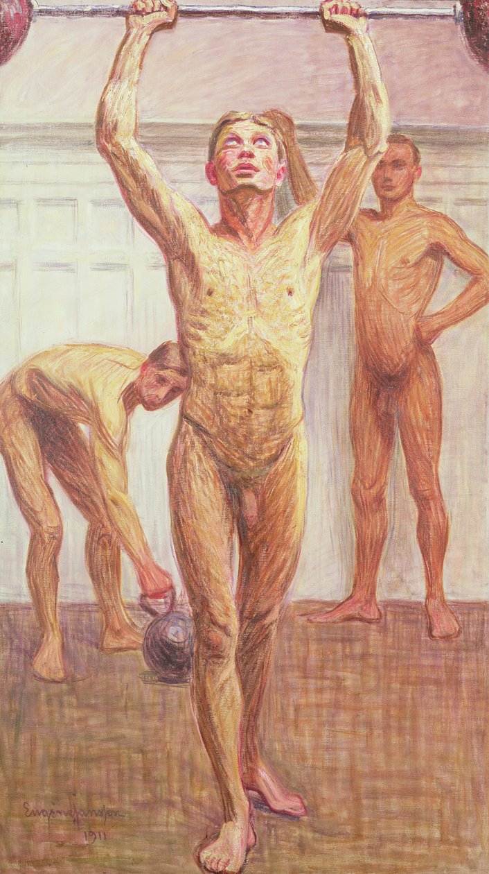 Tlačná závaží se dvěma pažemi, číslo 1, 1911 od Eugène Jansson