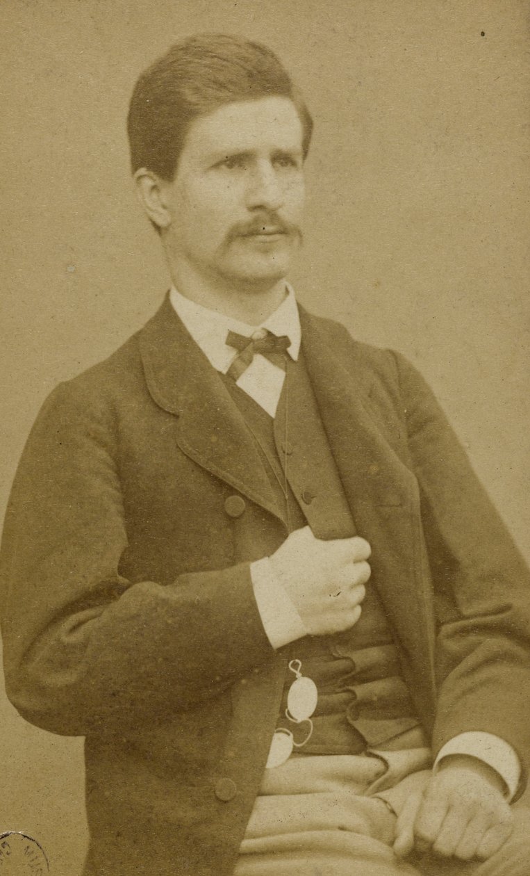 Portrét Rossela Louise, (známého jako Randal), (1844-1871), (důstojník, člen Komuny, zastřelen) od Eugene Appert