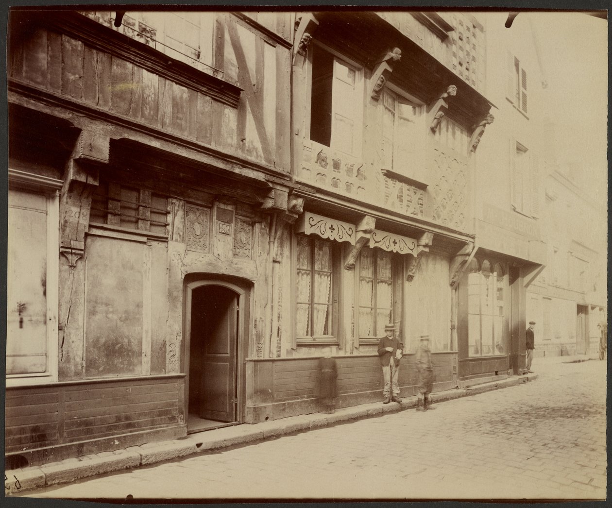 Beauvais, Dům Rue de la Manufacture od Eugène Atget
