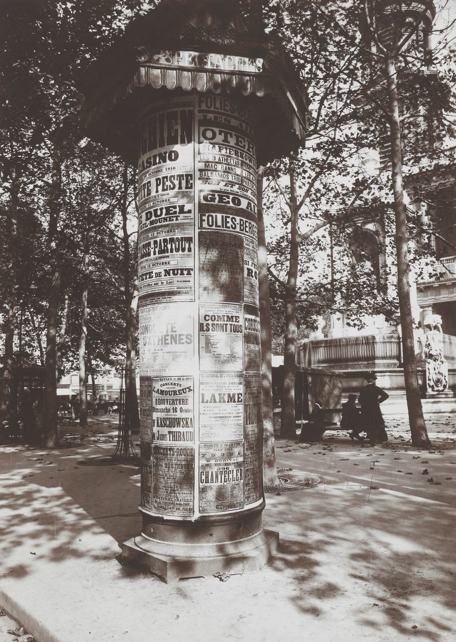 Sloup-St. Sulpice od Eugène Atget