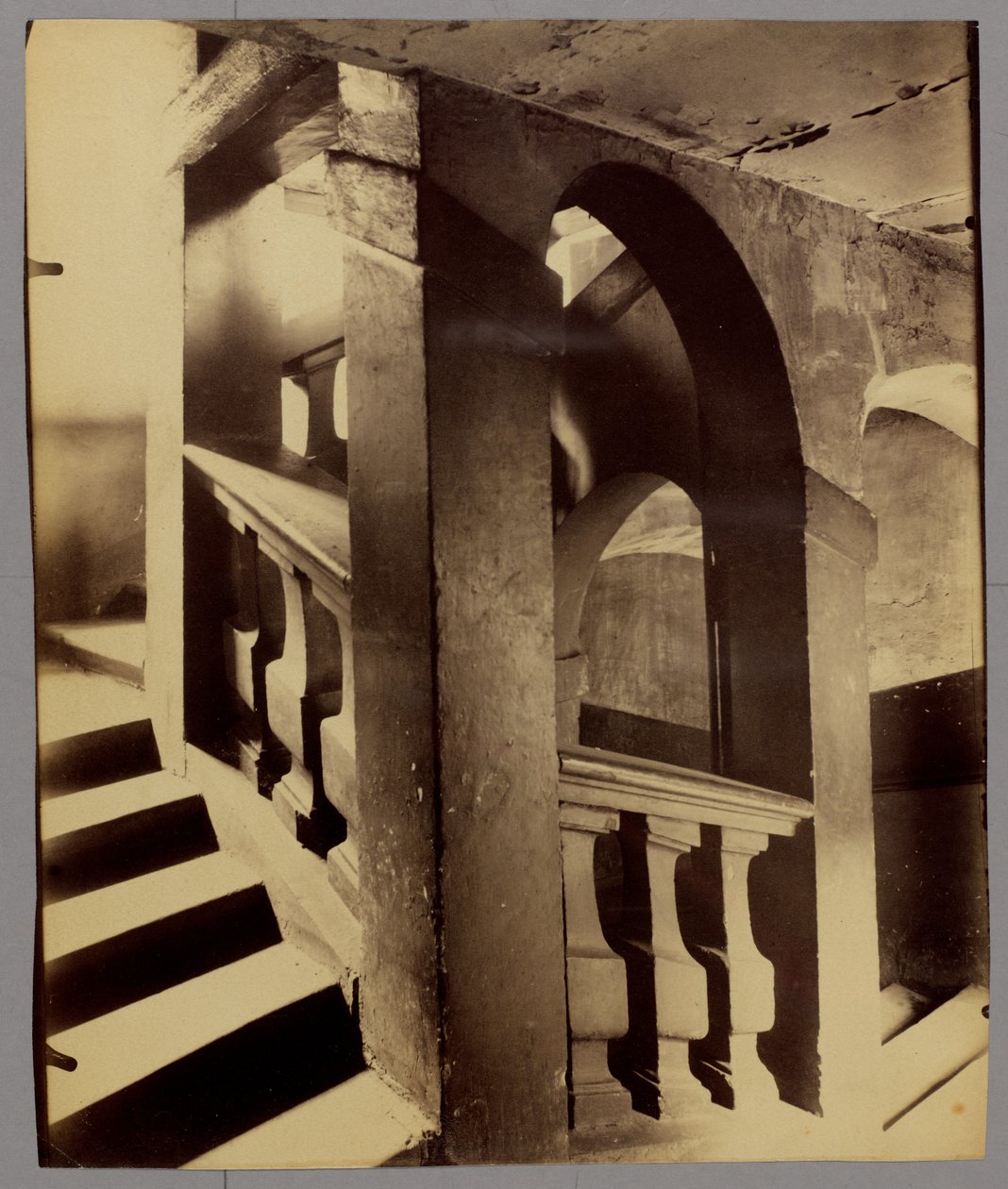Schodiště, 25 rue des Blancs-Manteaux od Eugène Atget