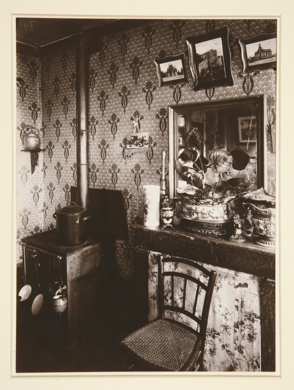 Interiér dělnické třídy, Rue de Romainville od Eugène Atget