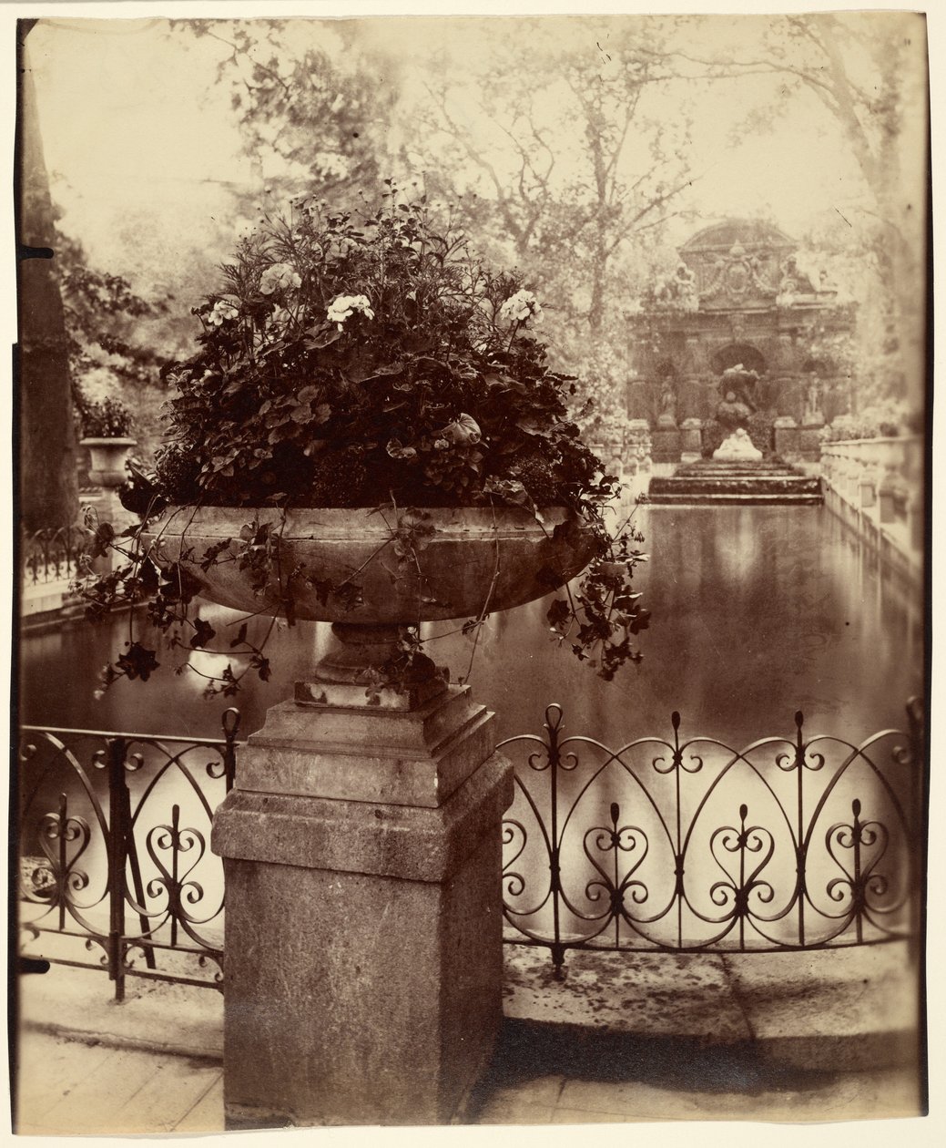 Lucemburské zahrady od Eugène Atget