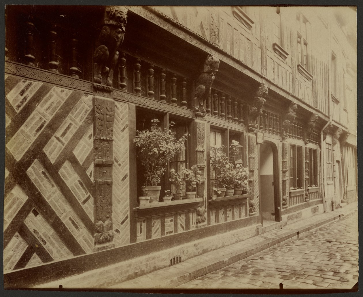 Dům 25 Rue Saint-Laurent, Beauvais od Eugène Atget