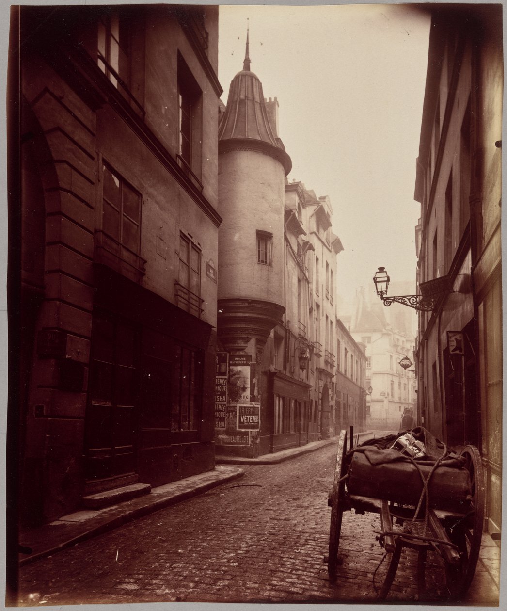 Rue Hautefeuille od Eugène Atget