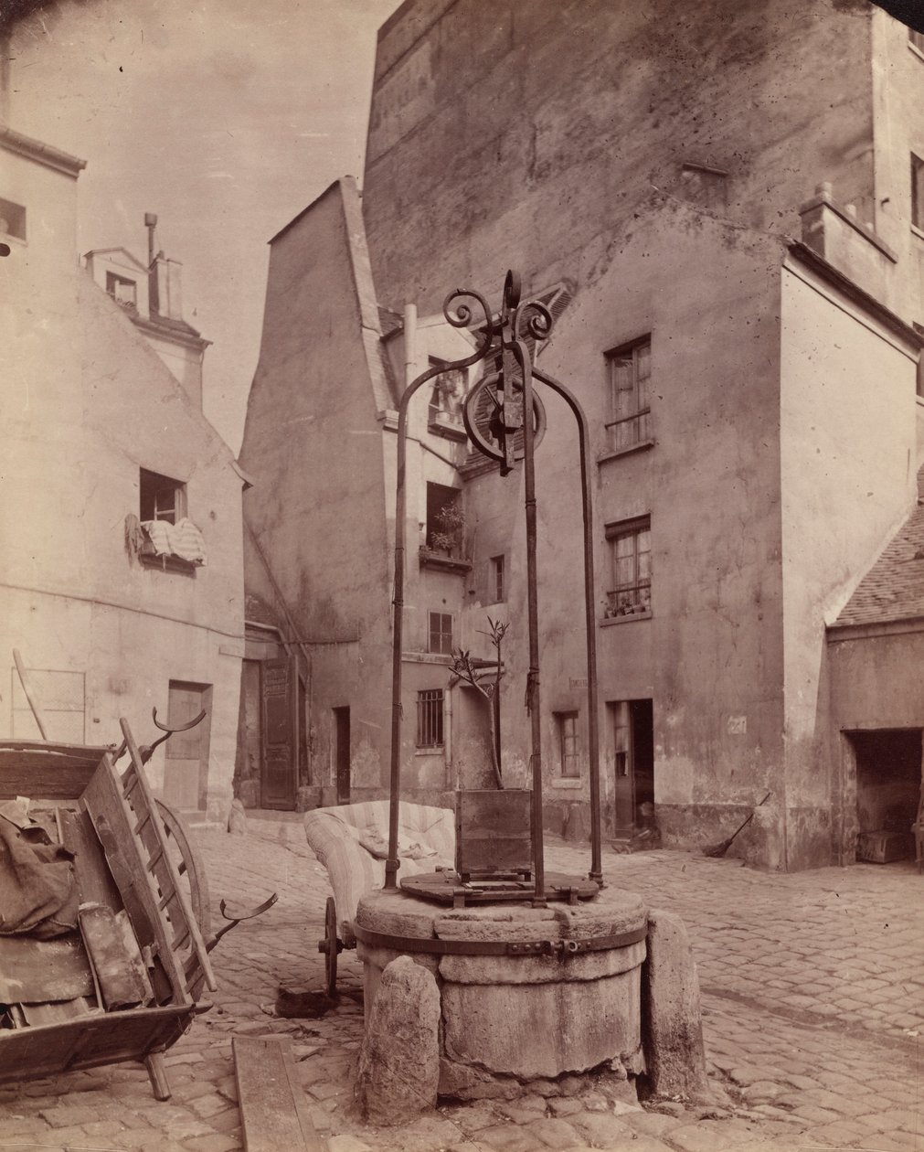 Rue St. Jacques od Eugène Atget
