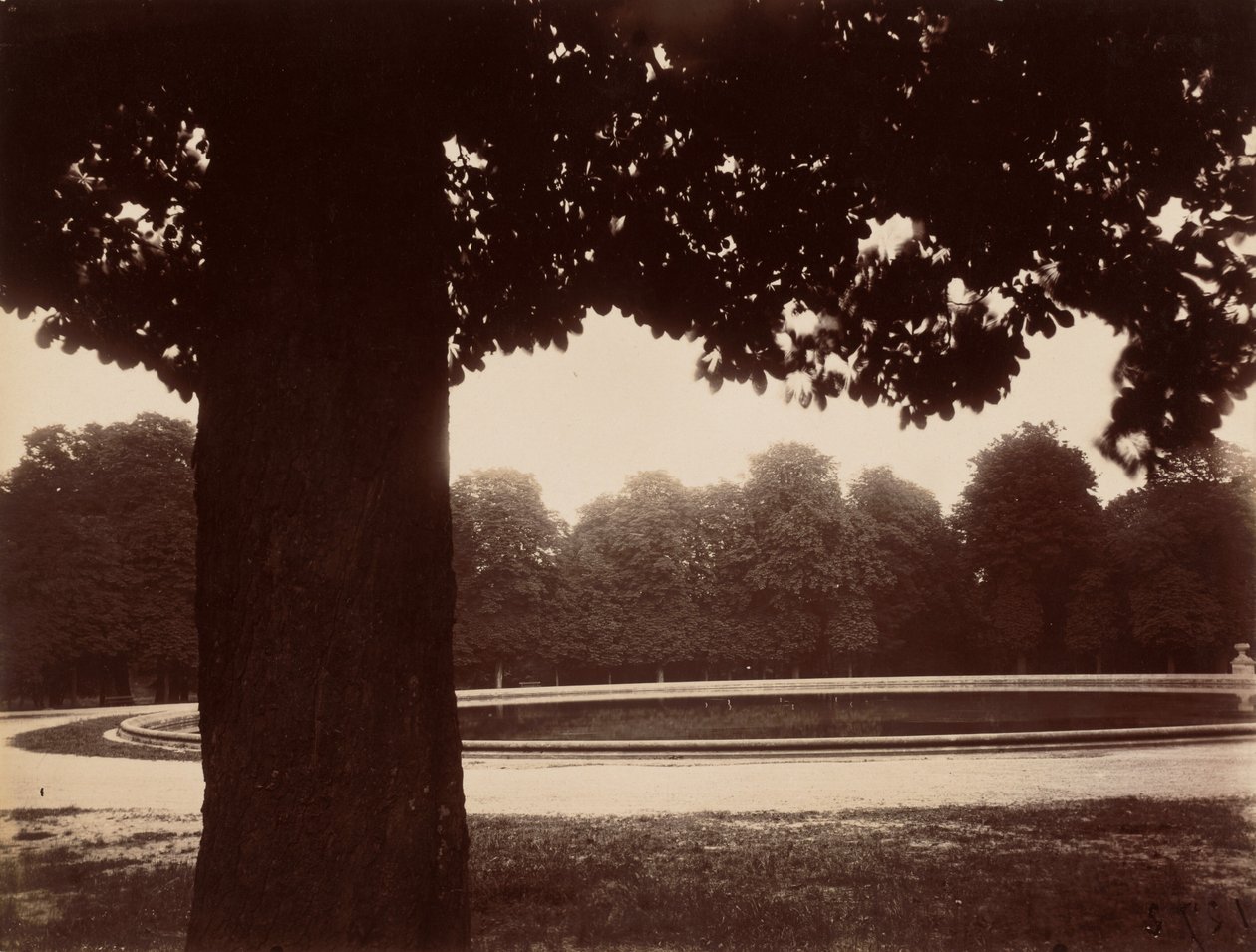 Saint-Cloud od Eugène Atget