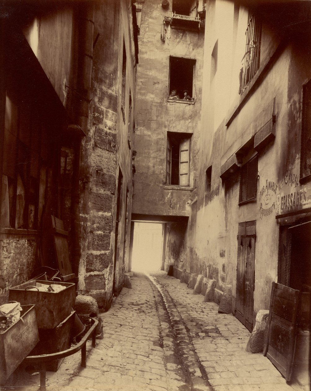Vieille Cour, 22 rue Quincampoix od Eugène Atget