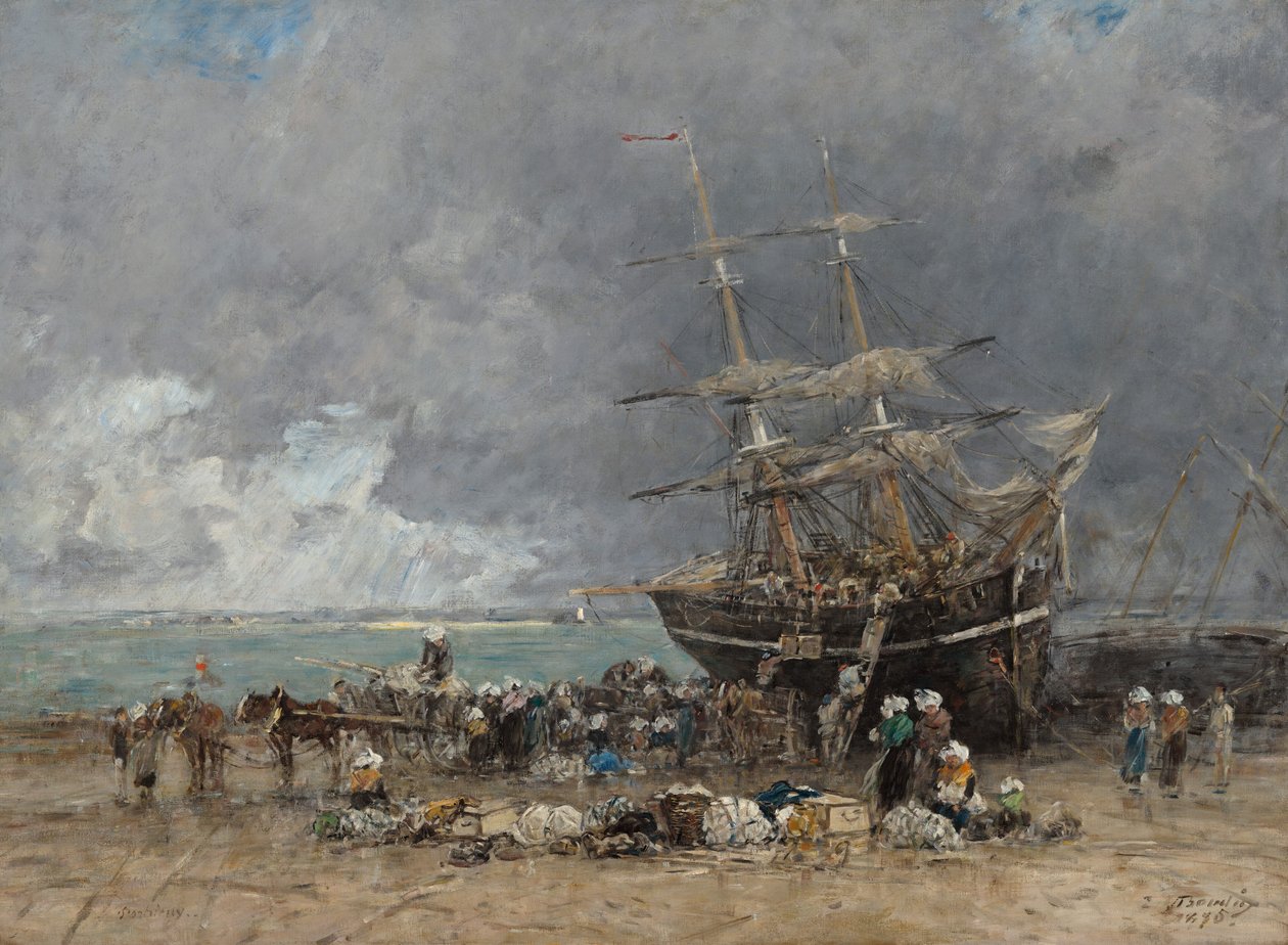 Návrat Terre-Neuviera od Eugène Boudin