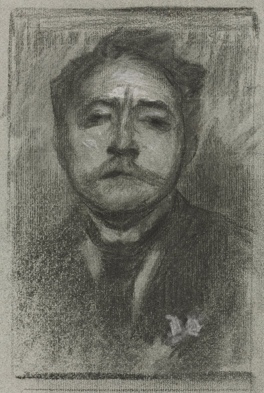 Portrét Jean Ajalbert, c. 1893. od Eugène Carrière