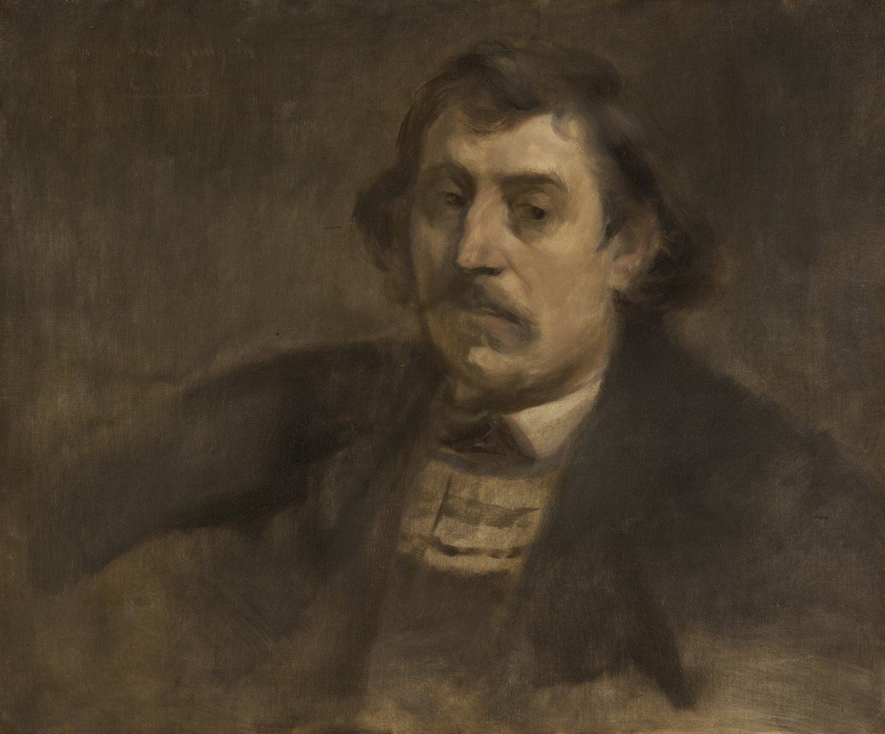 Portrét Paula Gauguina, 1891 od Eugène Carrière