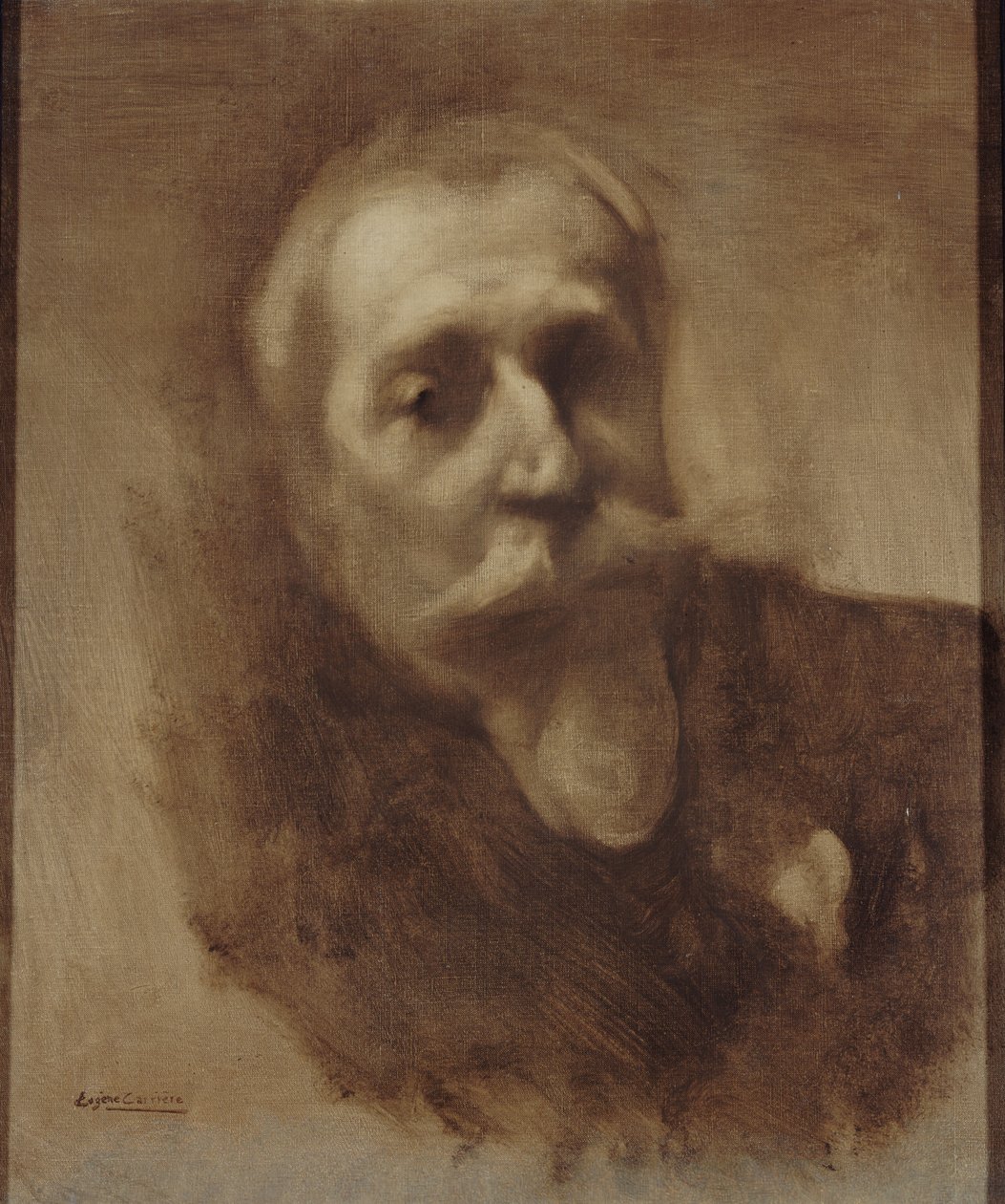 Portrét básníka, novináře a romanopisce Anatole France 1844-1924, c. 1900. od Eugène Carrière