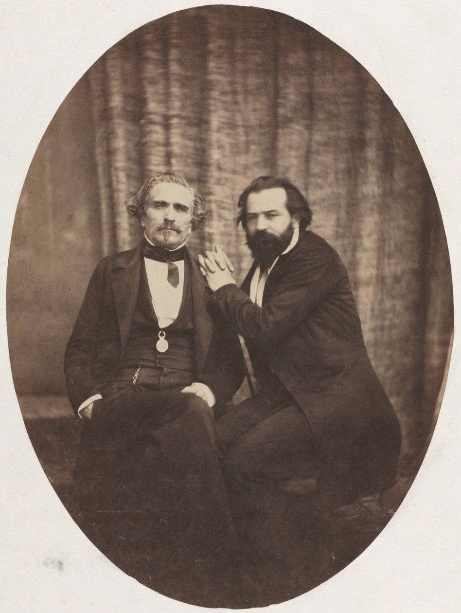 Portrét herce Pierra Bocage a přítele, c. 1860. od Eugène Colliau