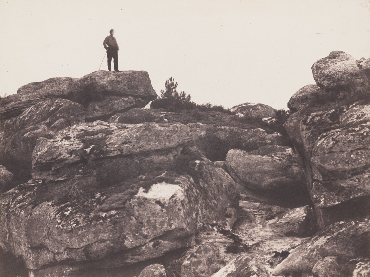 Gorges de Franchard - Foret de Fontainebleau (soutěsky Franchard - les Fontainebleau),20. října od Eugène Cuvelier