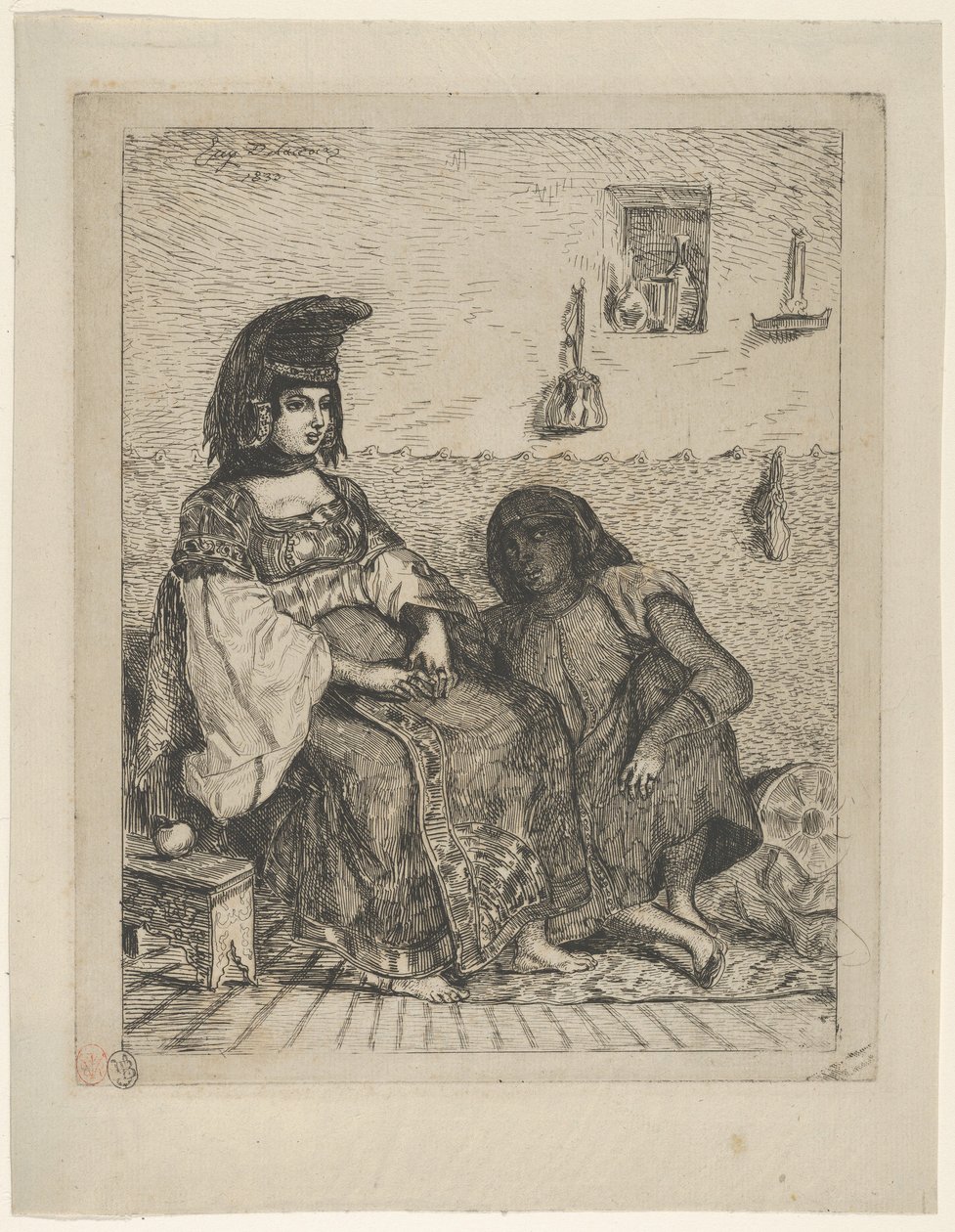 Židovská nevěsta v Tangeru, 1833., 1833. od Eugène Delacroix
