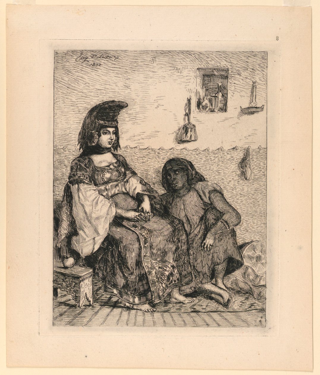 Židovka z Alžíru od Eugène Delacroix