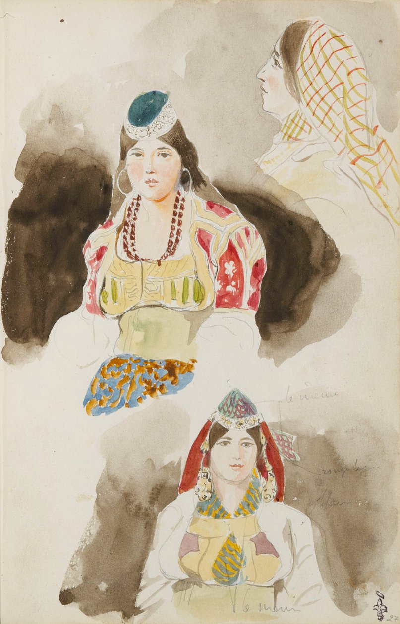 Cestovní album Maroko od Eugène Delacroix