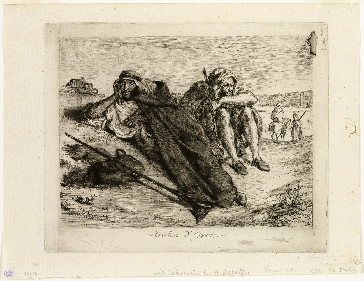 Arabové z Oranu od Eugène Delacroix