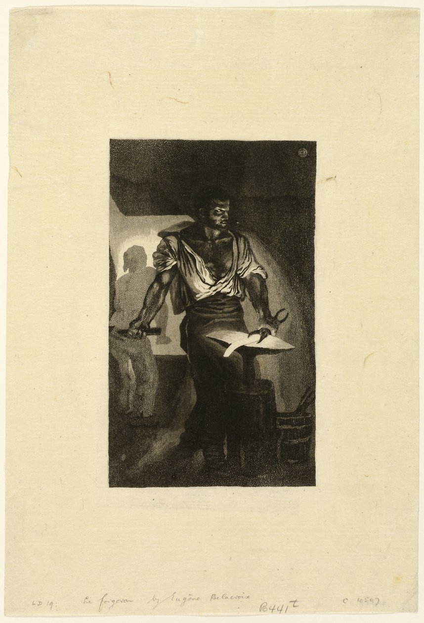 Kovář od Eugène Delacroix