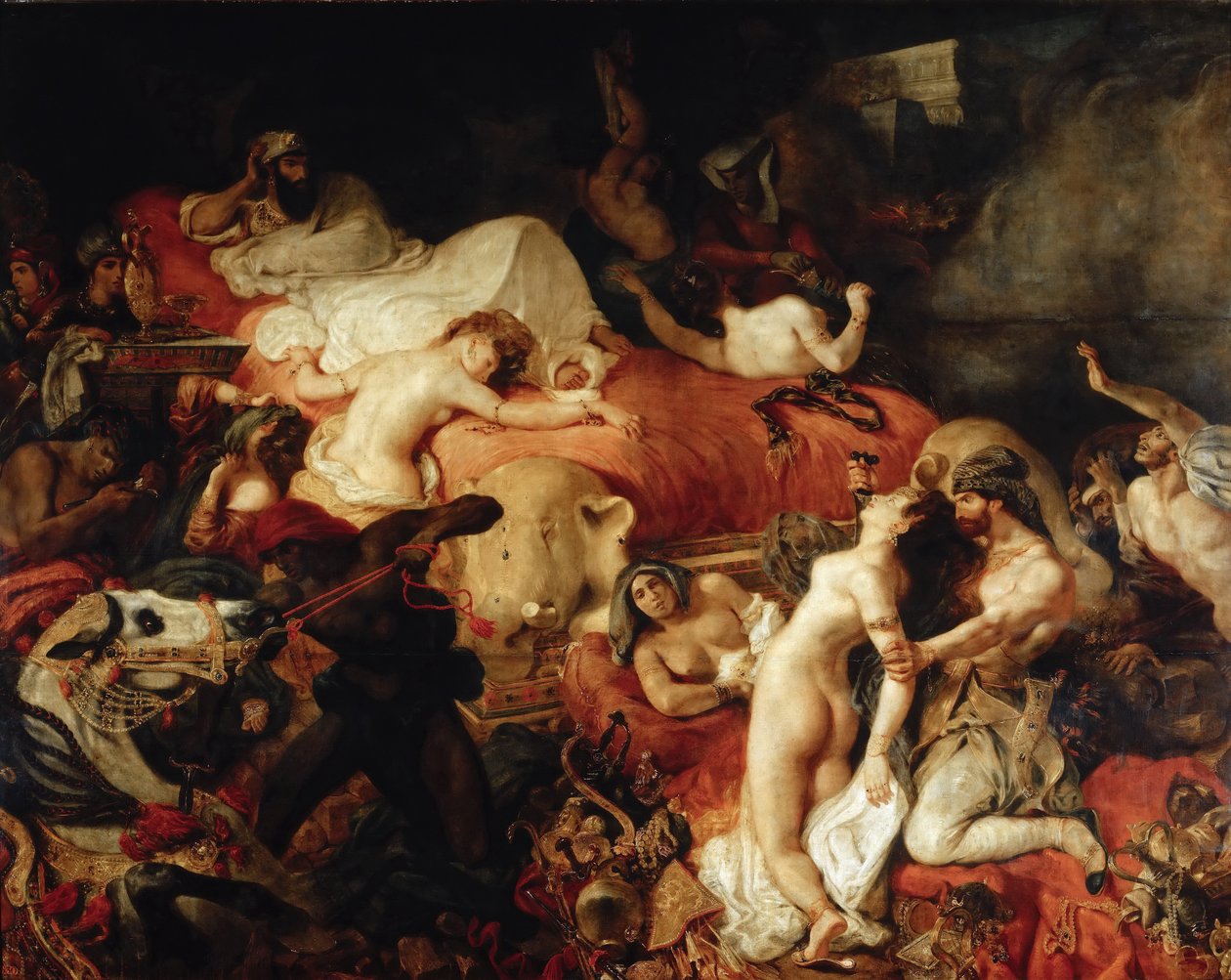 Smrt Sardanapala od Ferdinand Victor Eugene Delacroix