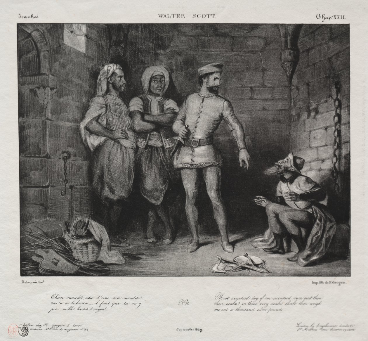 Fronte-Boeuf a Žid od Eugène Delacroix