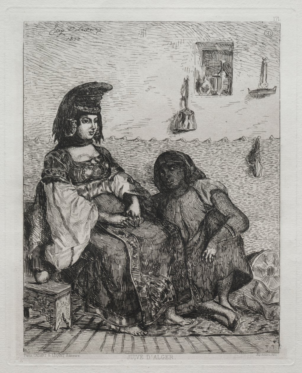 Židovka z Alžíru od Eugène Delacroix