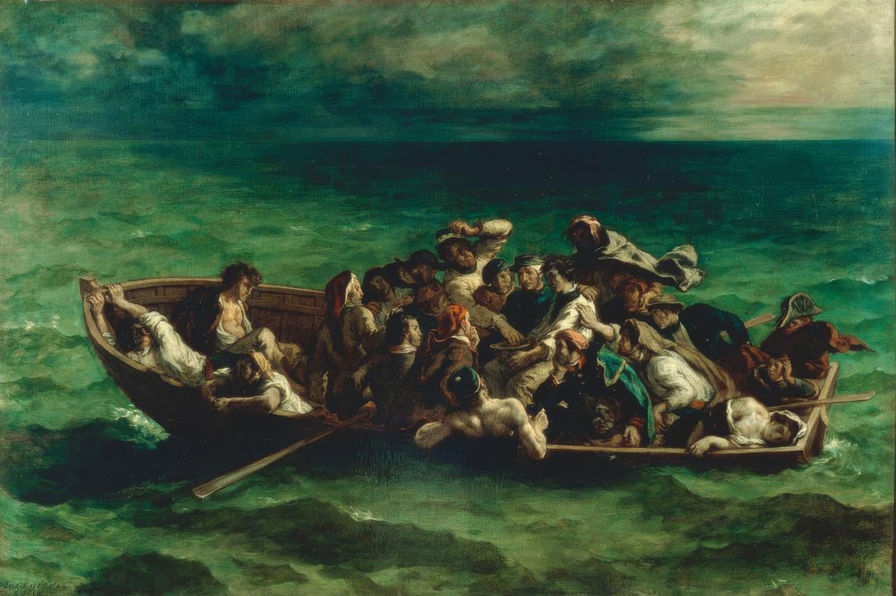 Ztroskotání Dona Juana od Ferdinand Victor Eugene Delacroix