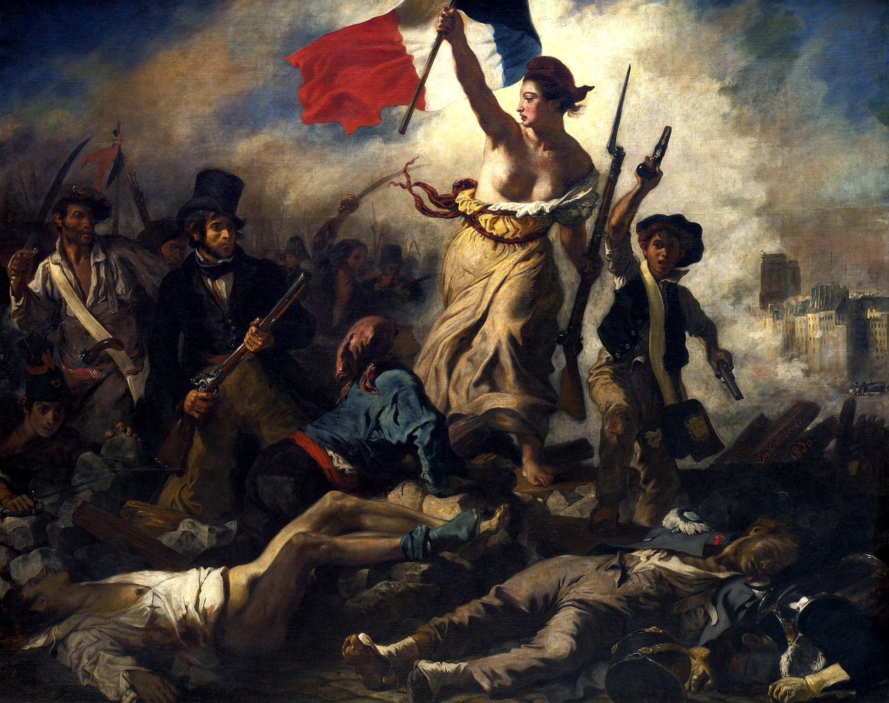 Svoboda vede lid od Eugène Delacroix