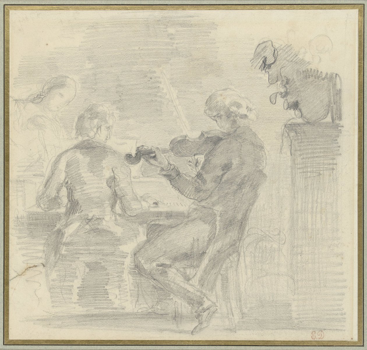Hudební společnost od Eugène Delacroix