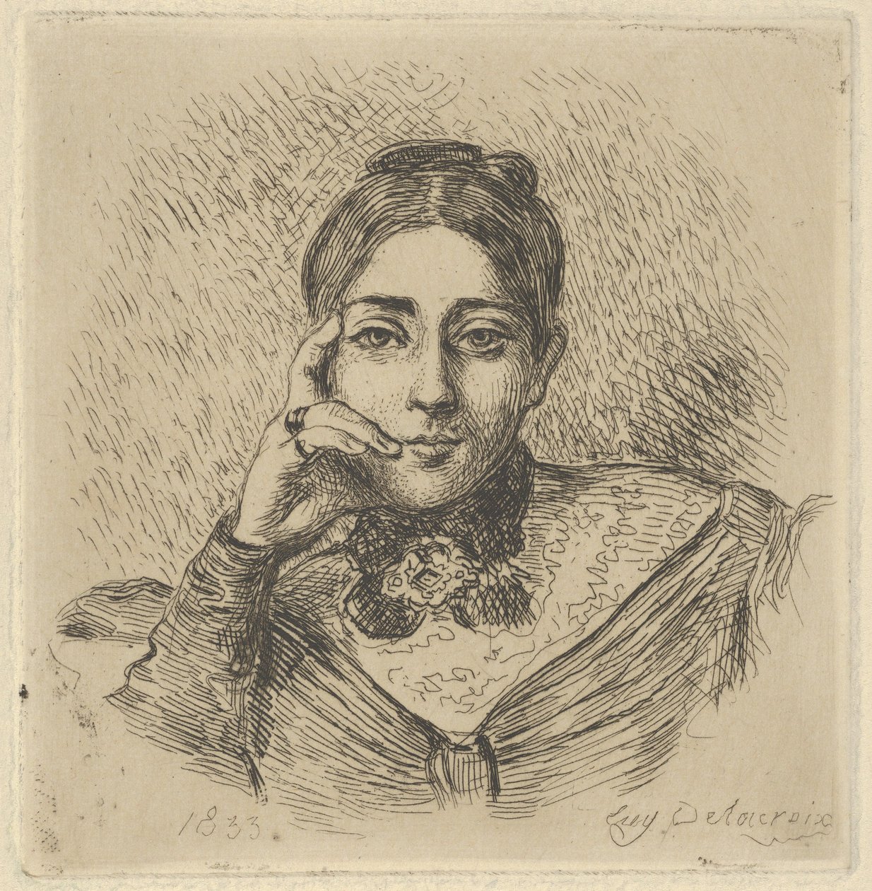 Portrét Madame Frederic Villot, 1833., 1833. od Eugène Delacroix
