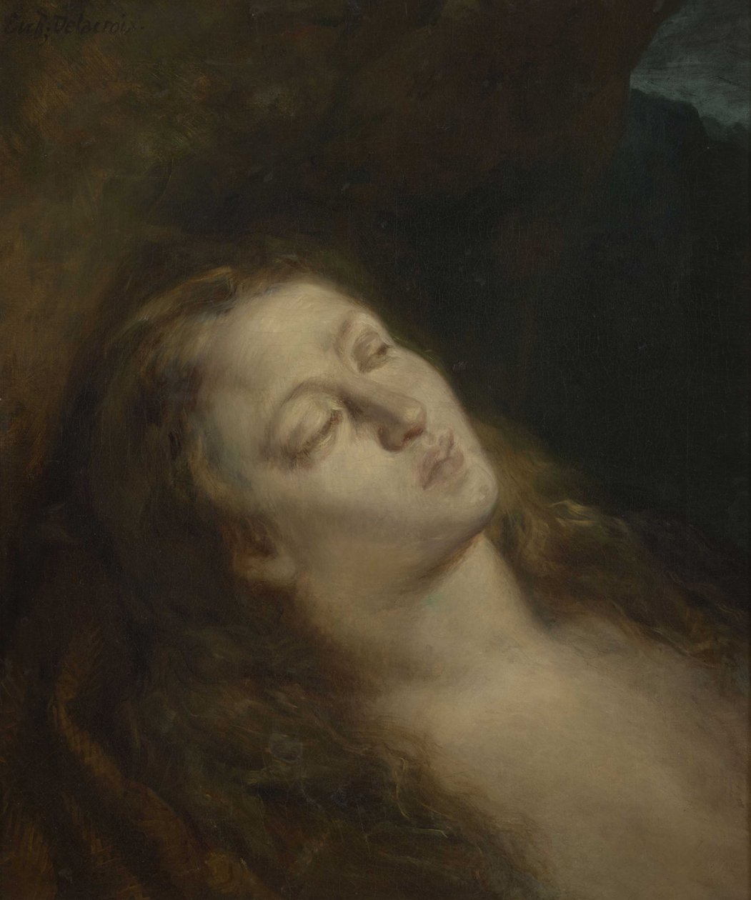 Svatá Marie Magdalena v poušti, 1845. od Eugène Delacroix