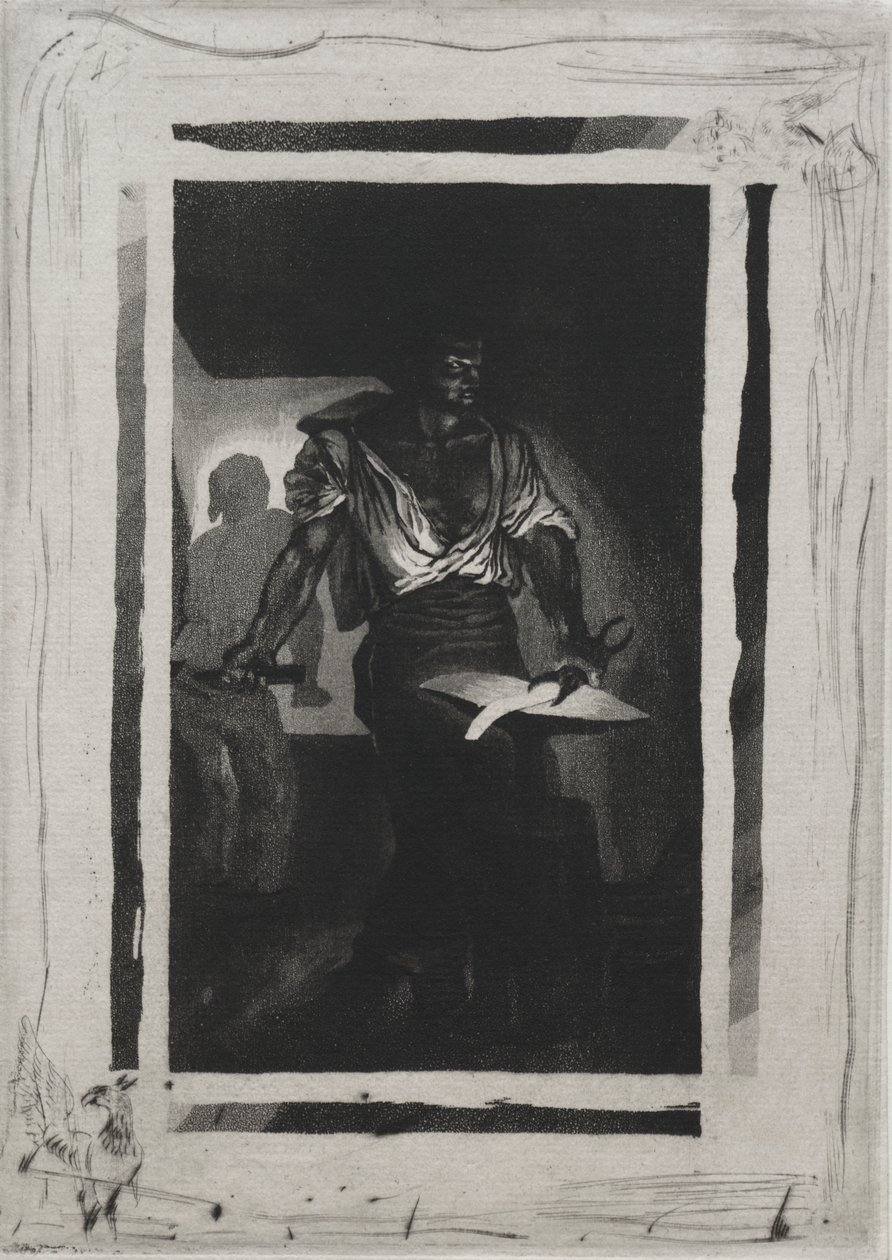 Kovář od Eugène Delacroix