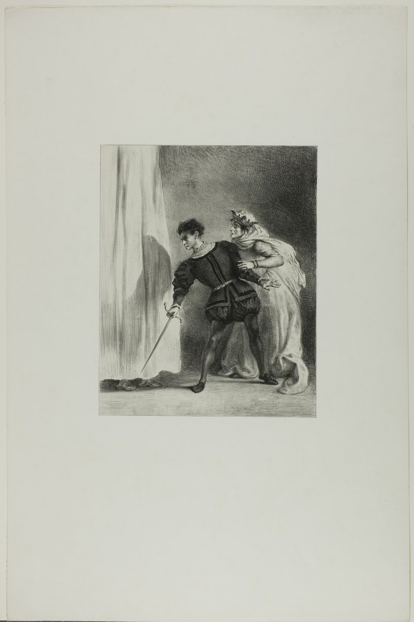 Vražda Polonia od Eugène Delacroix