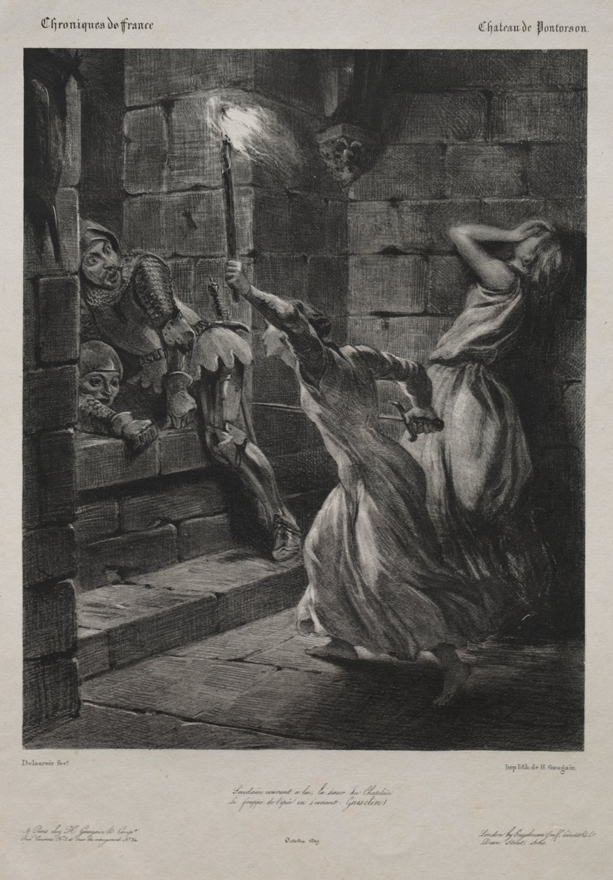 Sestra z Duguesclinu od Eugène Delacroix
