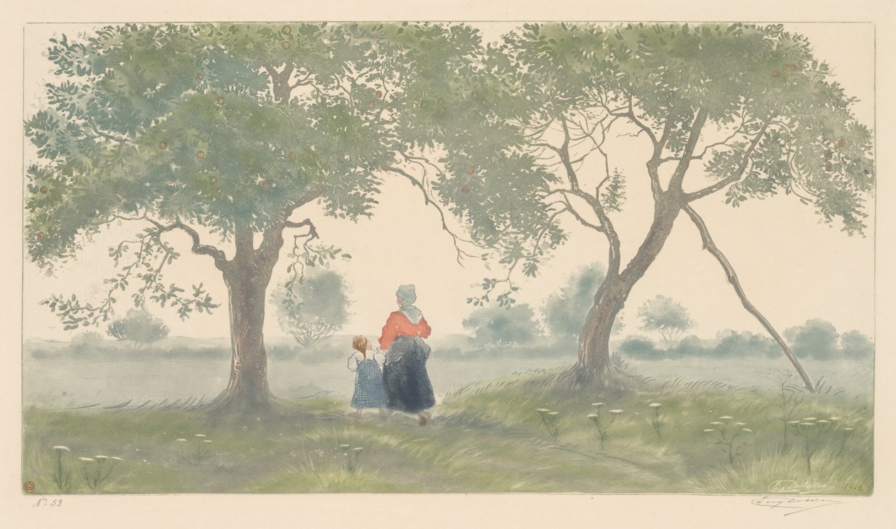 Jabloně, 1902. od Eugène Delâtre