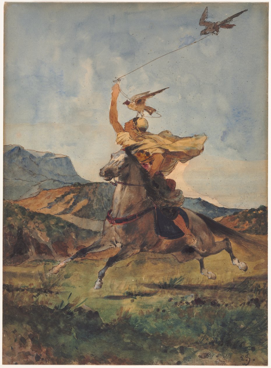 Falconer od Eugène Fromentin