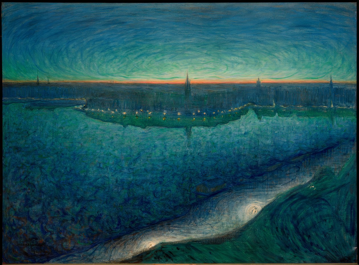 Svítání nad Riddarfjärdem od Eugène Jansson