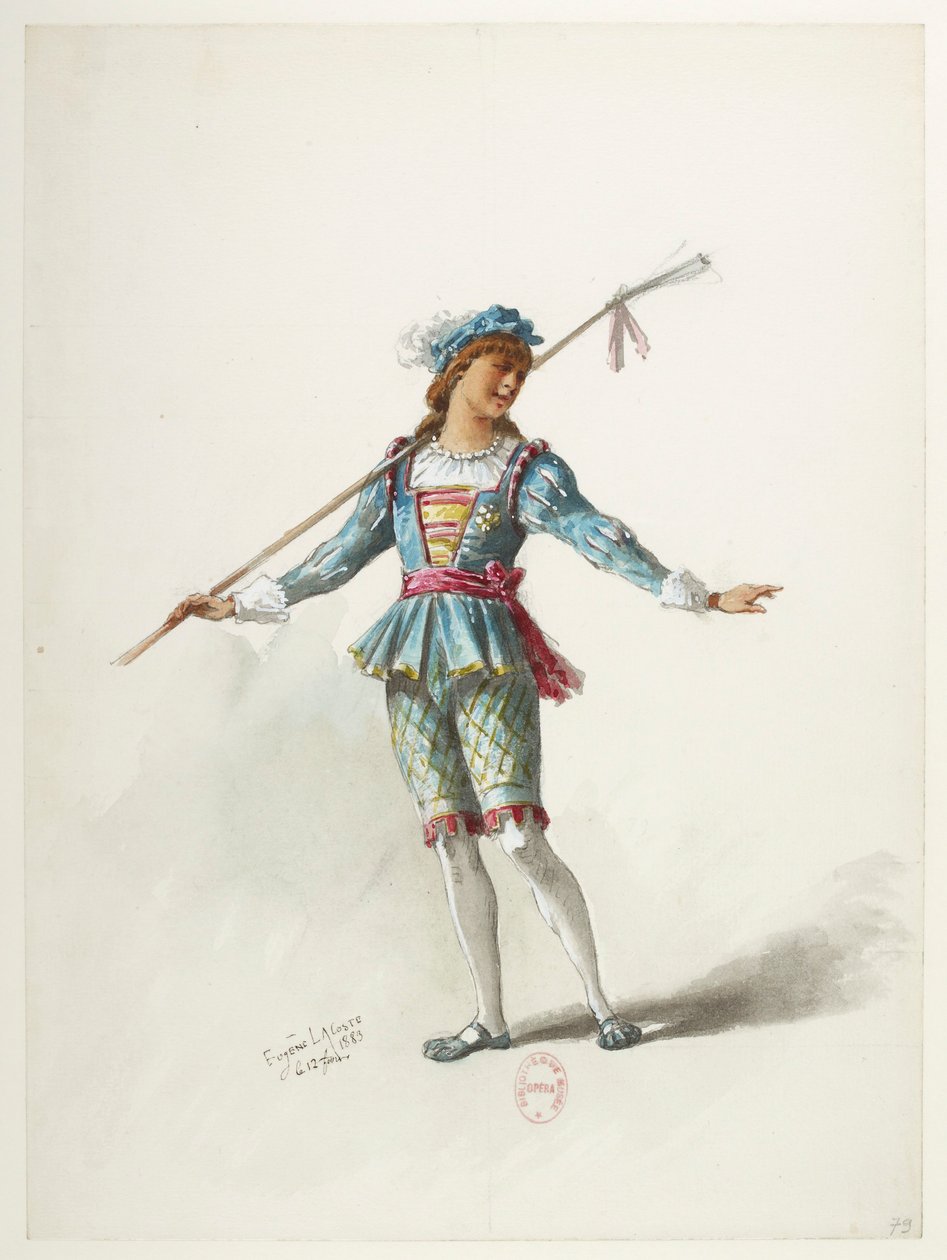 Btv1b84558104 83 - Saint-Saëns - Jindřich VIII - Maquettes de costumes - Lacoste - 79th Costume od Eugene Lacoste