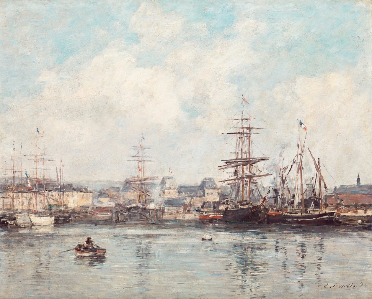 Povodí Casimir Delavigne v Le Havre od Eugene Louis Boudin