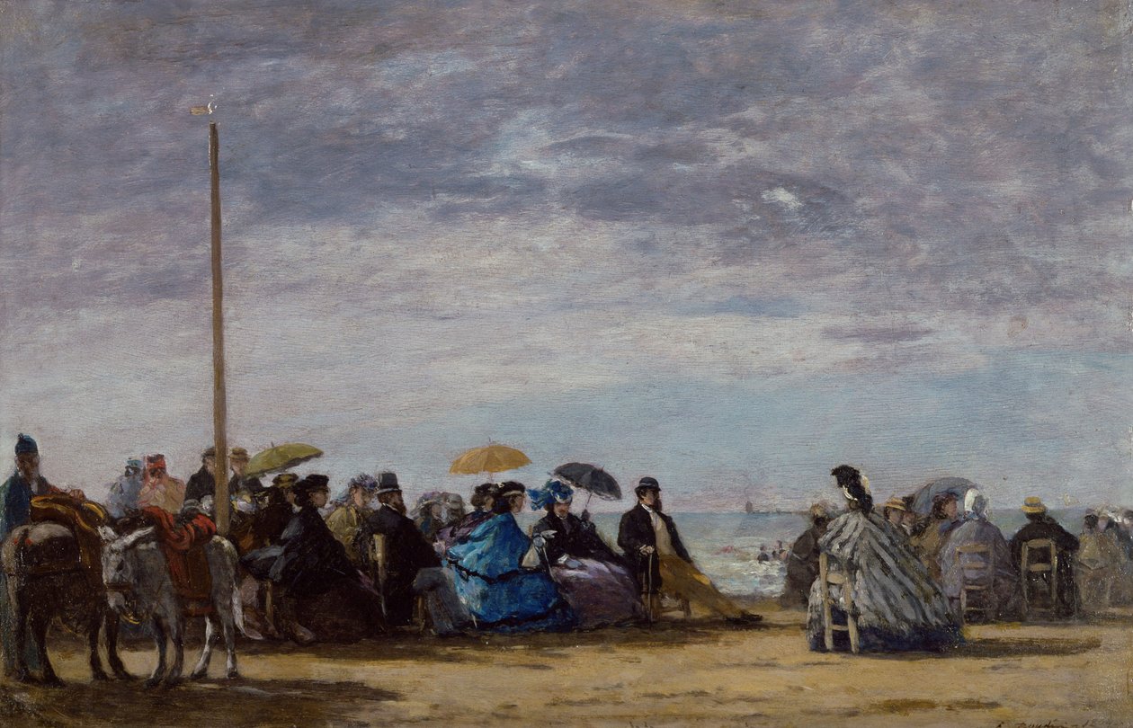 Pláž od Eugene Louis Boudin