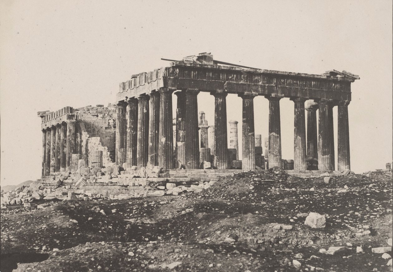 Parthenon, 1852. od Eugène Piot