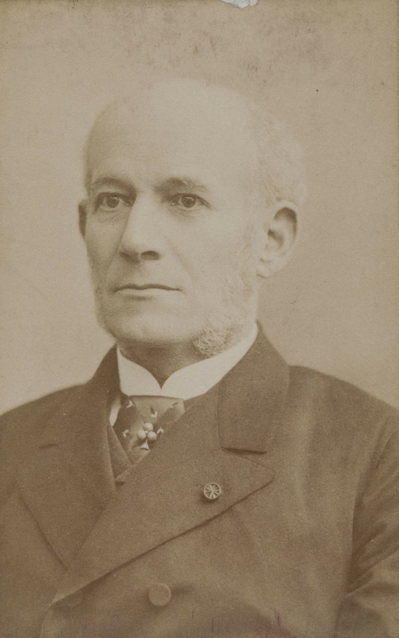 Portrét Constant-Louis-Jean-Benjamin Jaurès (1823-1889), (admirál, diplomat, politik) od Eugene Pirou